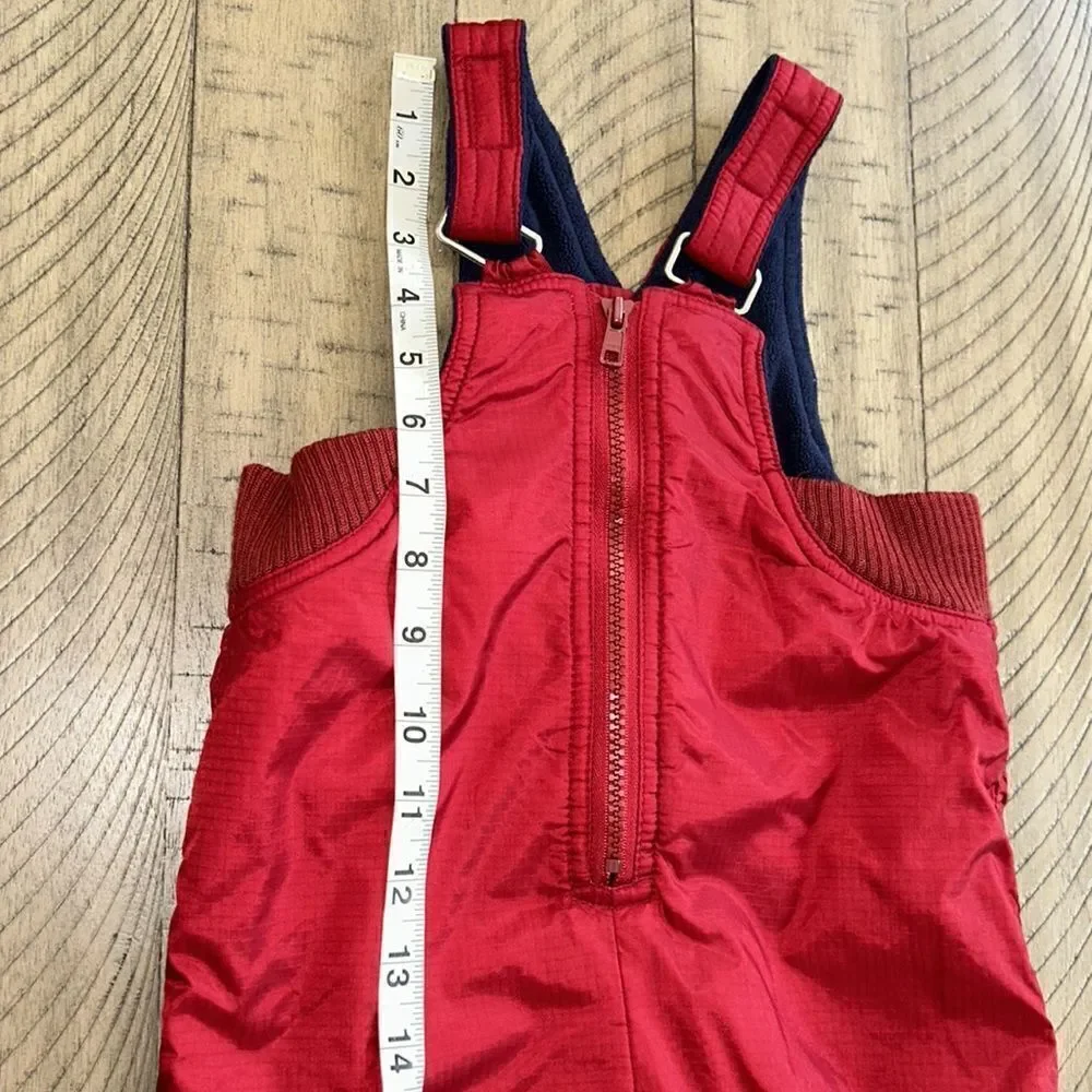Baby Gap Snow ⛄️ FleeceLined ‘Ski’ ⛷️ Bib Pants. 2 zippers Easy In & Out.